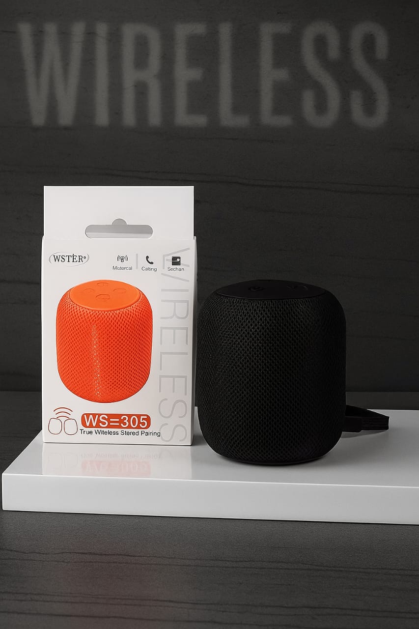 WSTR WS-305 Wireless Bluetooth Speaker - Black