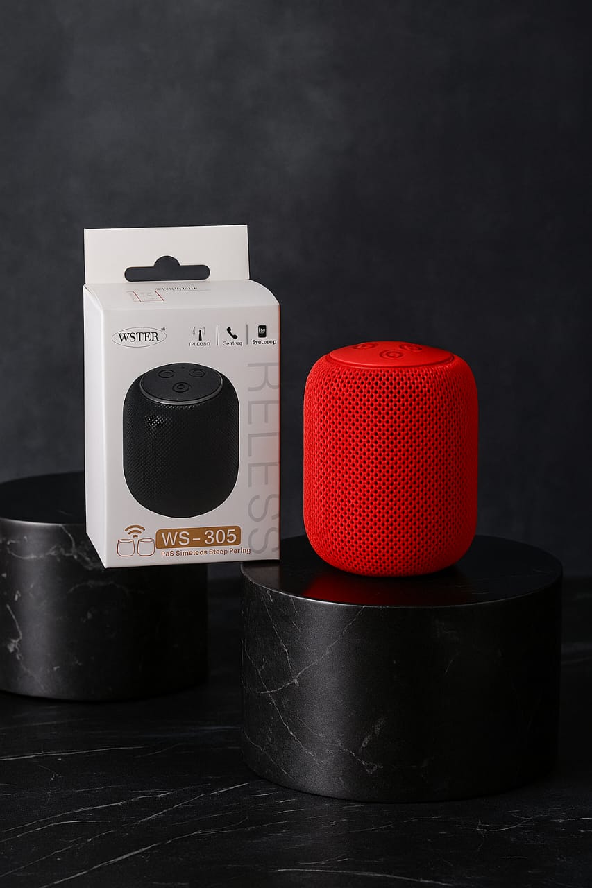 WSTR WS-305 Wireless Bluetooth Speaker - Red