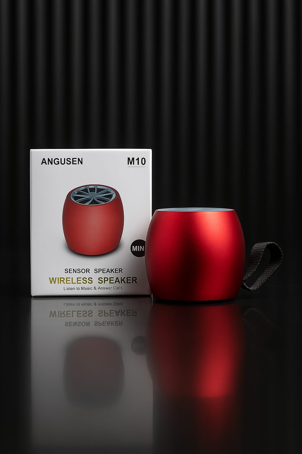 ANGUSEN Wireless Sensor Speaker – Model M10 - Red