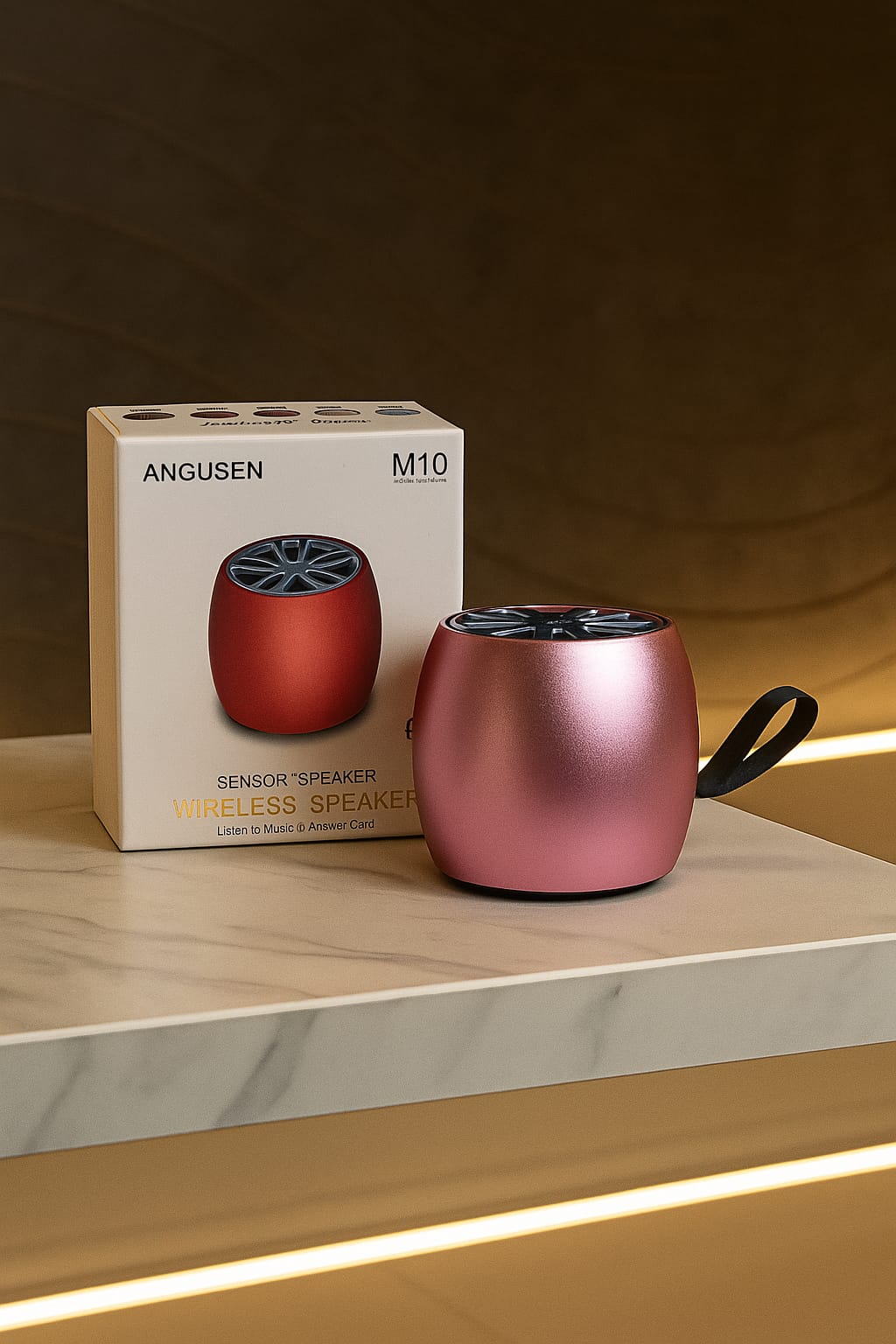 ANGUSEN Wireless Sensor Speaker – Model M10 - Rose Pink